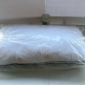 Premium White Pillow with Black Trim